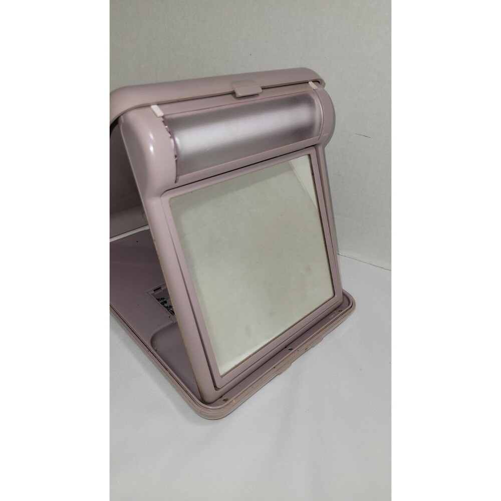 Clairol Pretty Looks Hollywood Vanity Mirror 1983 Purple Gray - AS IS For Repair